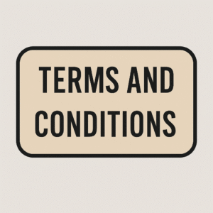 terms and conditions
